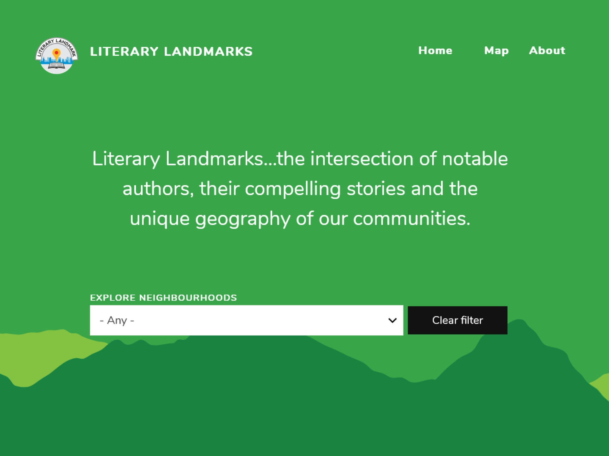 Literary Landmarks home page